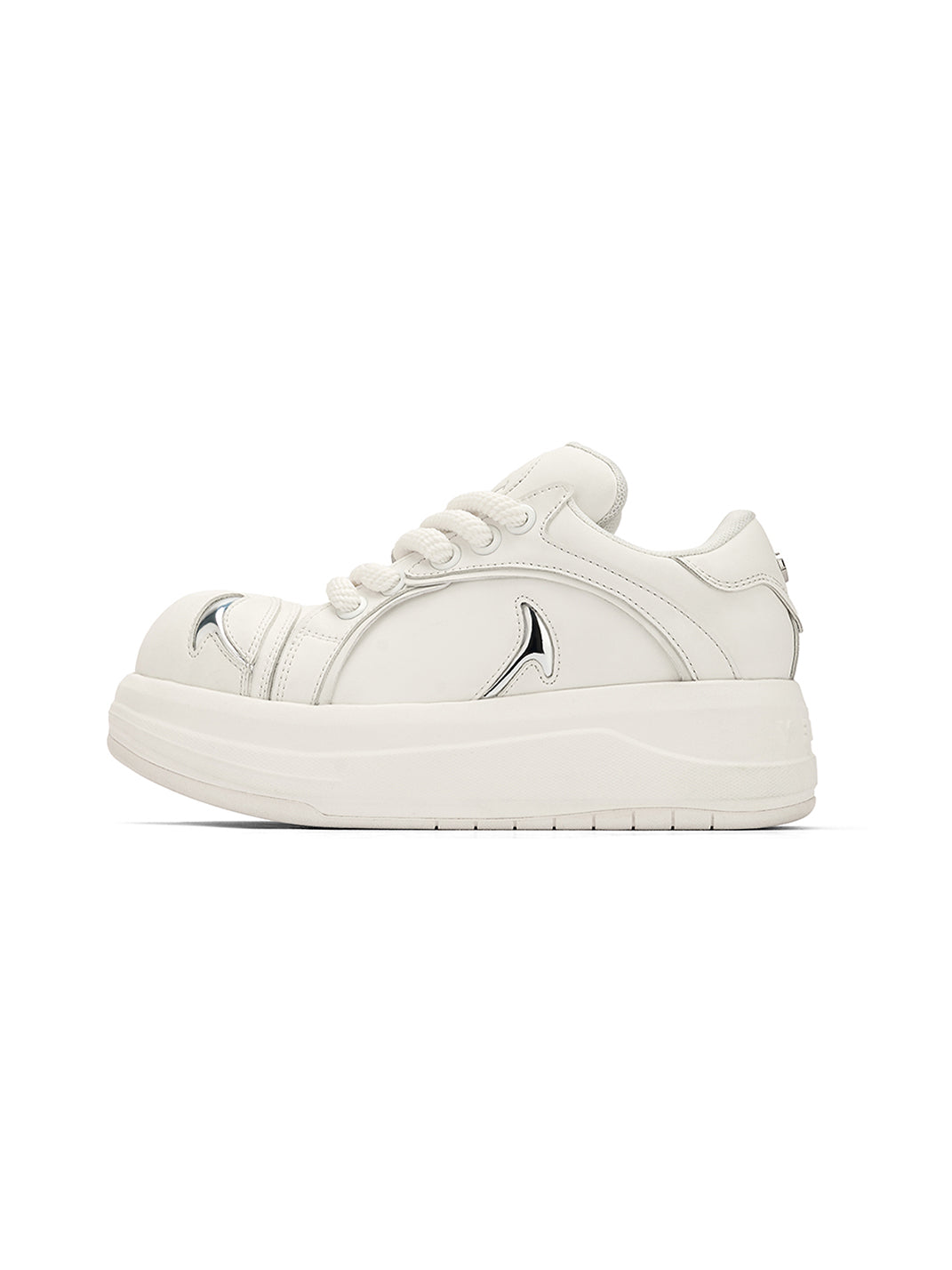 SMILEY | Beluga Series-White&Silver - PSYLOS 1, SMILEY | Beluga Series-White&Silver, Chunky Sneakers, SMILEY, PSYLOS 1